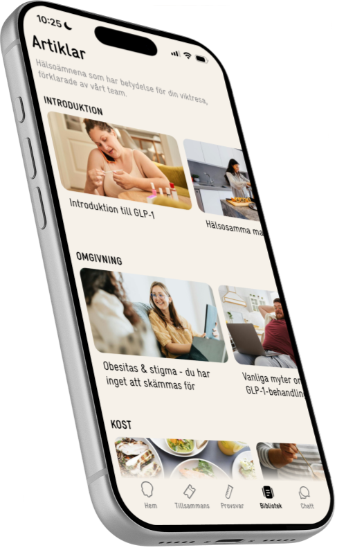 Supernormal™-appens artikelbibliotek.